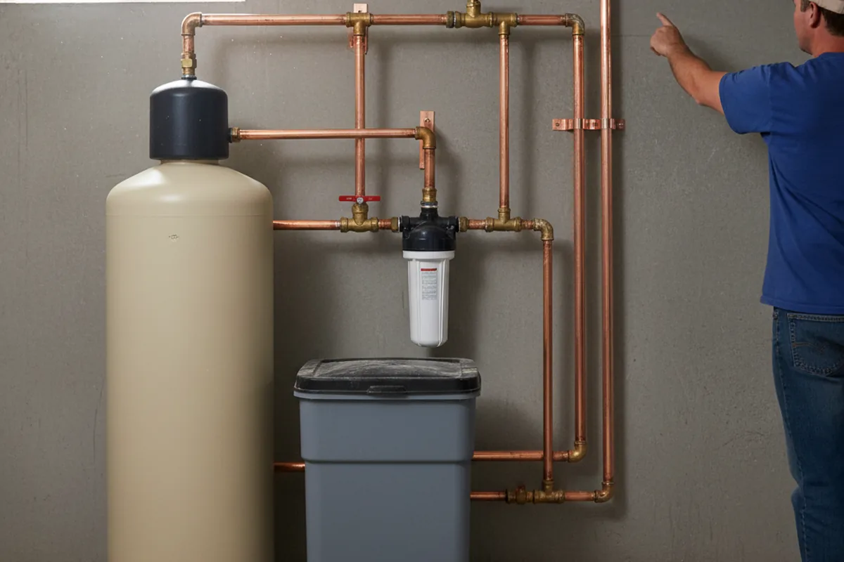 Whole-house water treatment system installed in Spofford